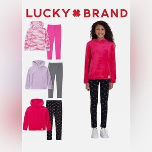 Lucky Youth Plush Top & Legging Set - Size 7/8